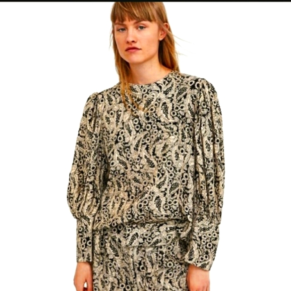 Zara paisley top - Picture 3 of 5